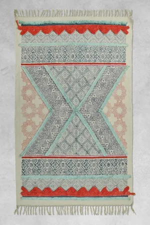 EMIR   - BLOCK PRINTED RUG