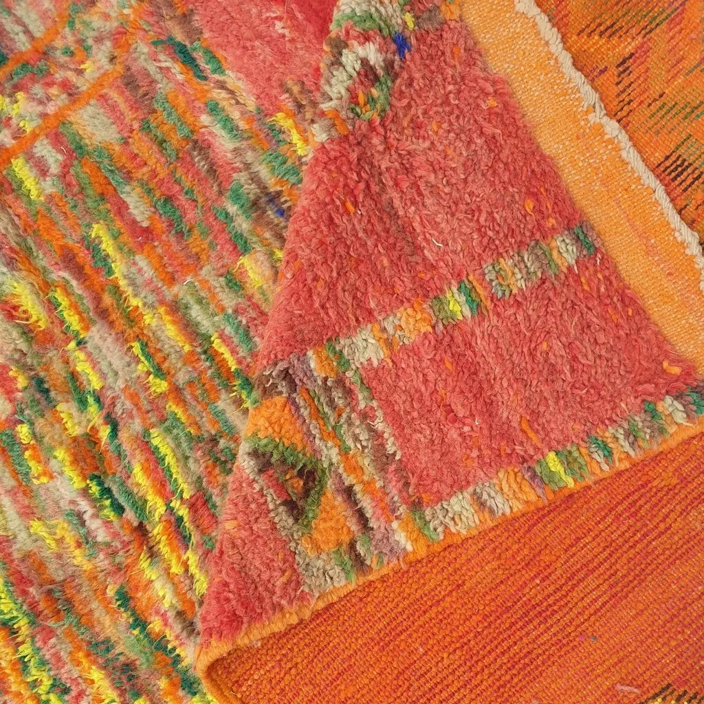 FALTA | 8'5x5 Ft | 2,5x1,5 m | Moroccan Colorful Rug | 100% wool handmade