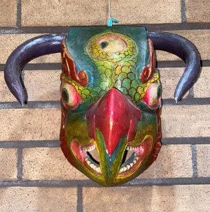 Garuda Hand-Carved Wooden Mask (XXL)