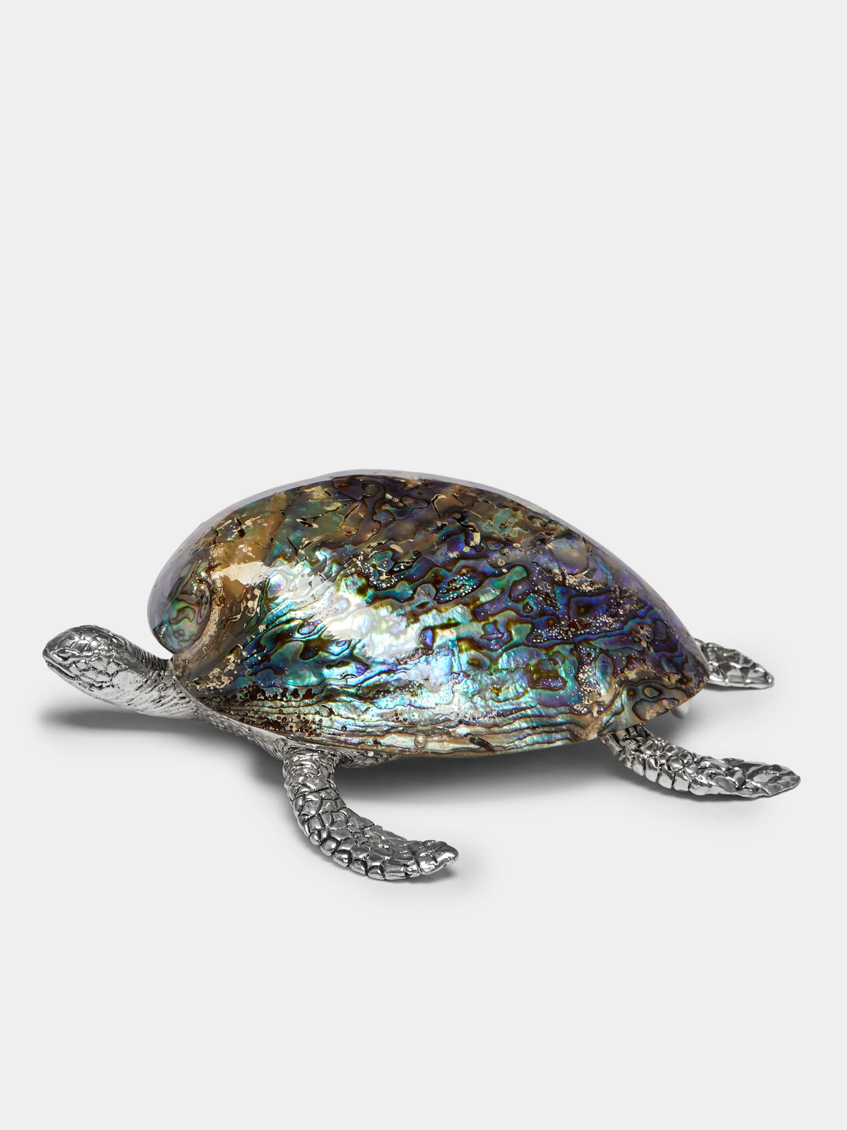 Georgina Silver-Plated and Shell Paperweight