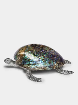 Georgina Silver-Plated and Shell Paperweight