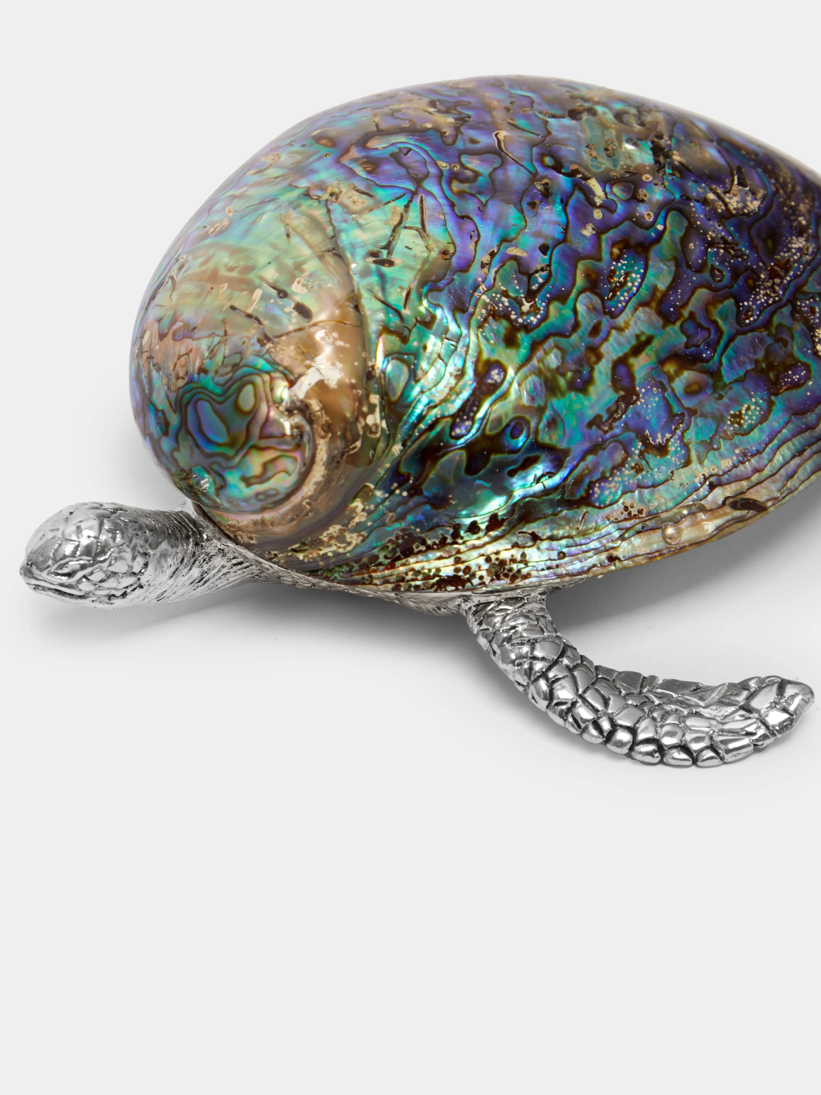 Georgina Silver-Plated and Shell Paperweight