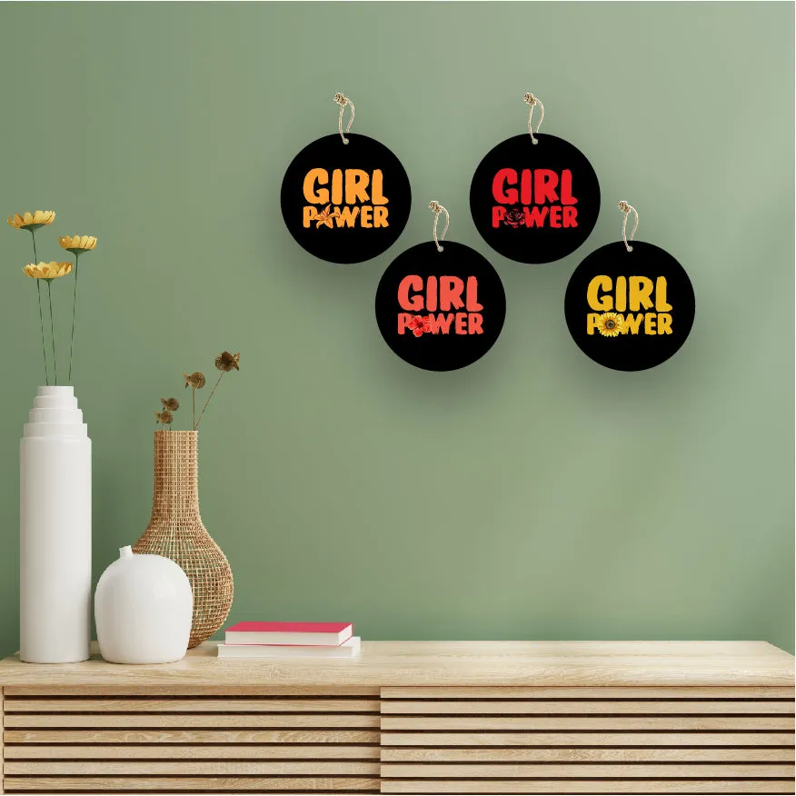 Girl Power Quotes Theme Wall Hanging Décor