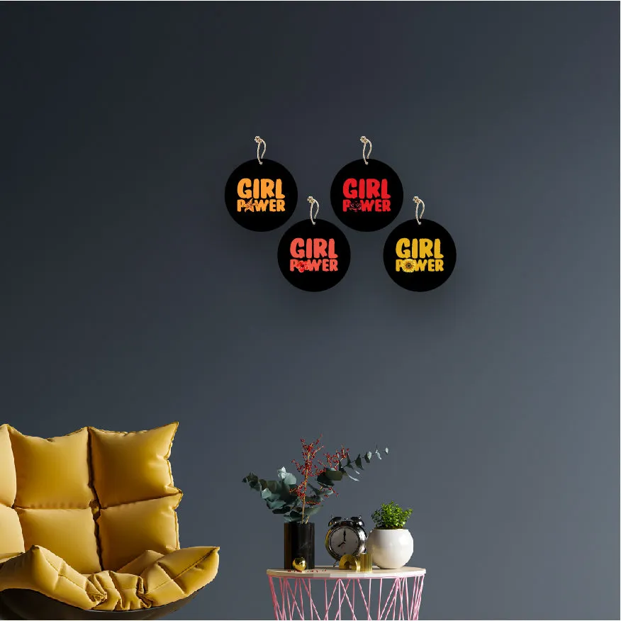 Girl Power Quotes Theme Wall Hanging Décor