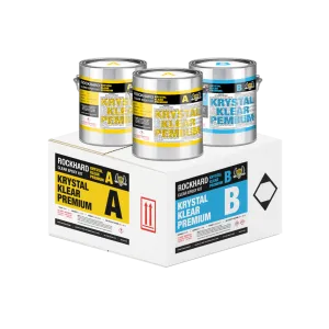 Glass Clearcast Resin - Rockhard Krystal Klear Premium 3 Gal. Kit