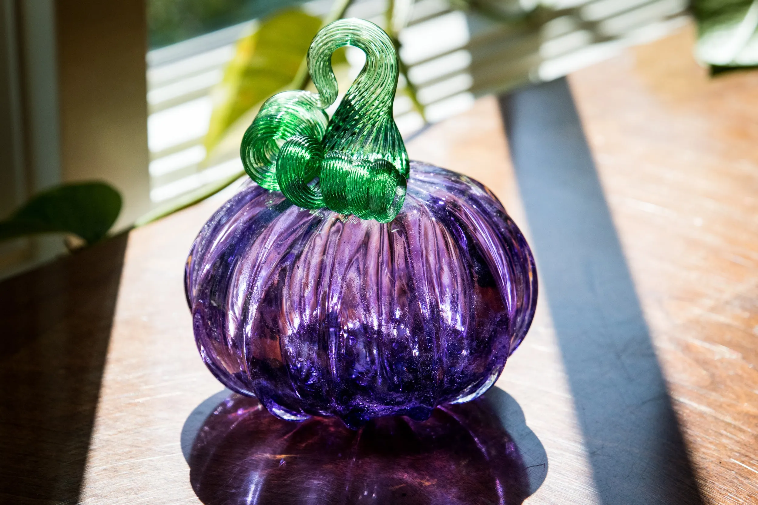 Glass Pumpkins with Infused Cremation Ash