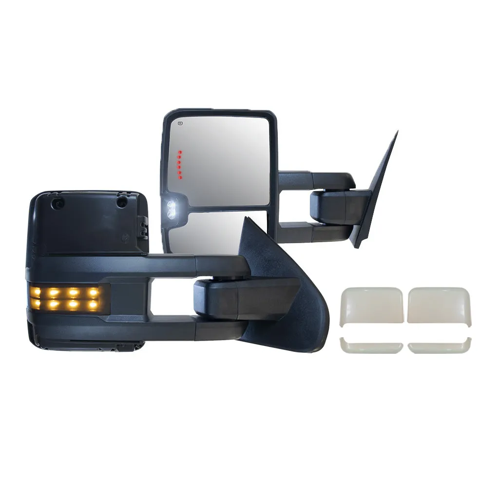GM Style Dodge Ram 2500/3500 Tow Mirrors (2003-2009) - Style 2