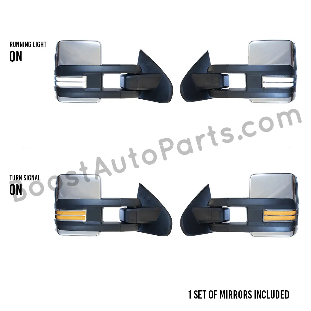 GM Style Dodge Ram 2500/3500 Tow Mirrors (2003-2009) - Style 2