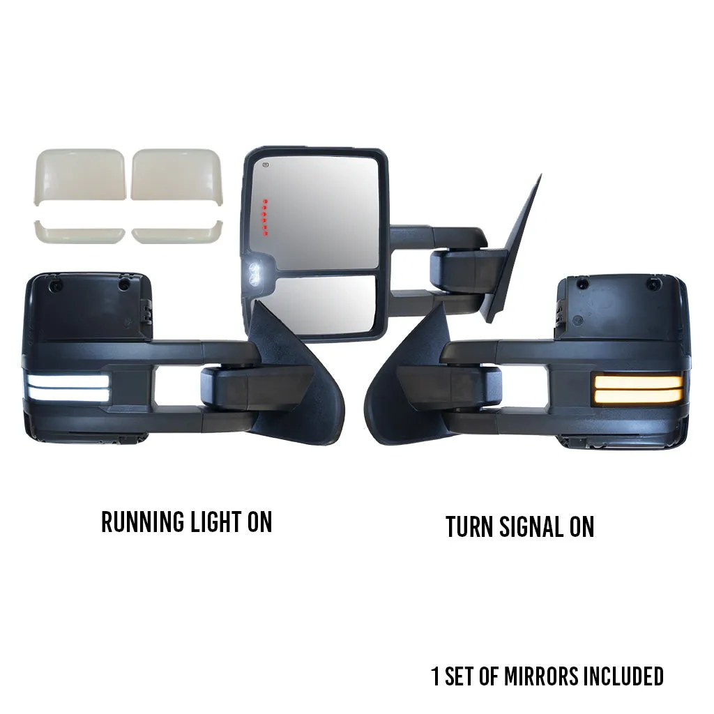 GM Style Dodge Ram 2500/3500 Tow Mirrors (2003-2009) - Style 2