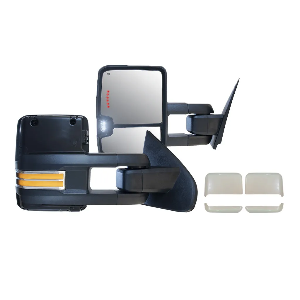 GM Style Dodge Ram 2500/3500 Tow Mirrors (2003-2009) - Style 2