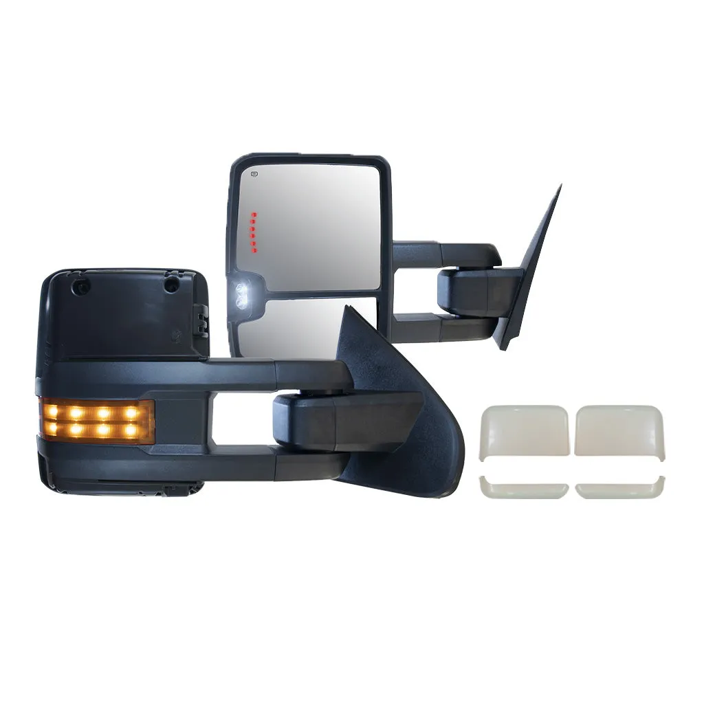 GM Style Dodge Ram 2500/3500 Tow Mirrors (2003-2009) - Style 2