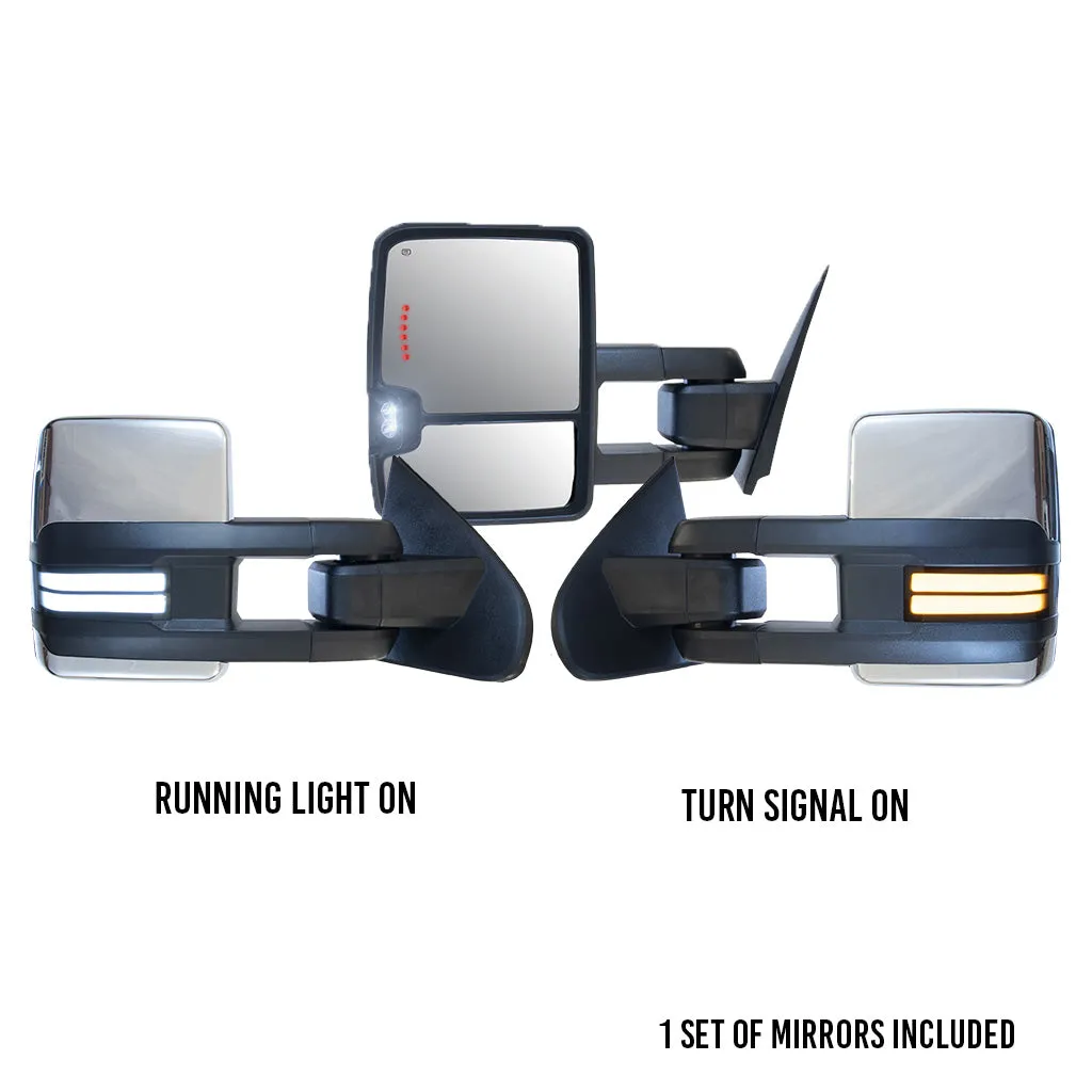 GM Style Dodge Ram 2500/3500 Tow Mirrors (2003-2009) - Style 2