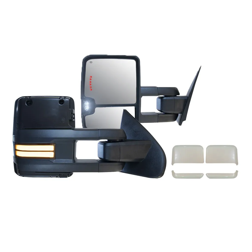 GM Style Dodge Ram 2500/3500 Tow Mirrors (2003-2009) - Style 2