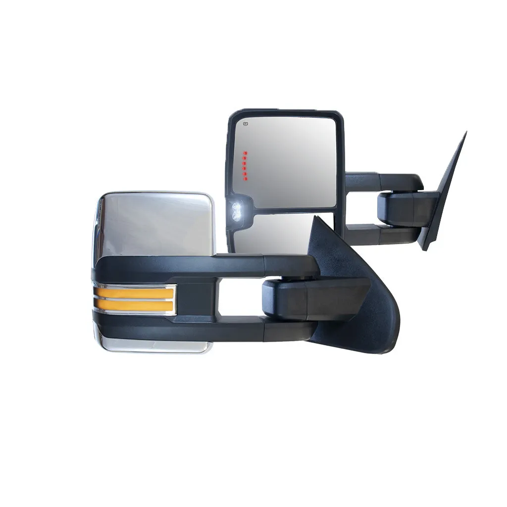 GM Style Dodge Ram 2500/3500 Tow Mirrors (2003-2009) - Style 2