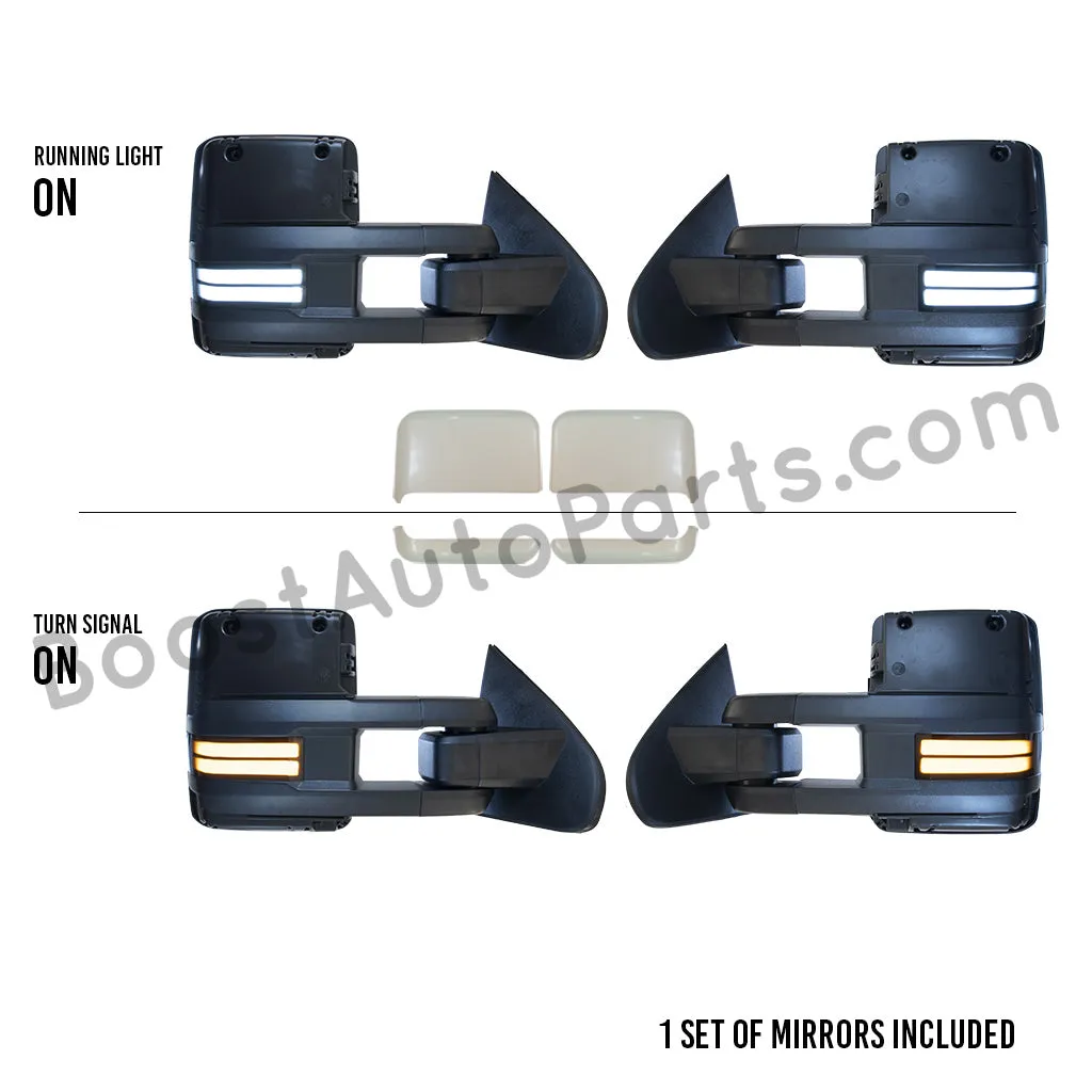 GM Style Dodge Ram 2500/3500 Tow Mirrors (2003-2009) - Style 2