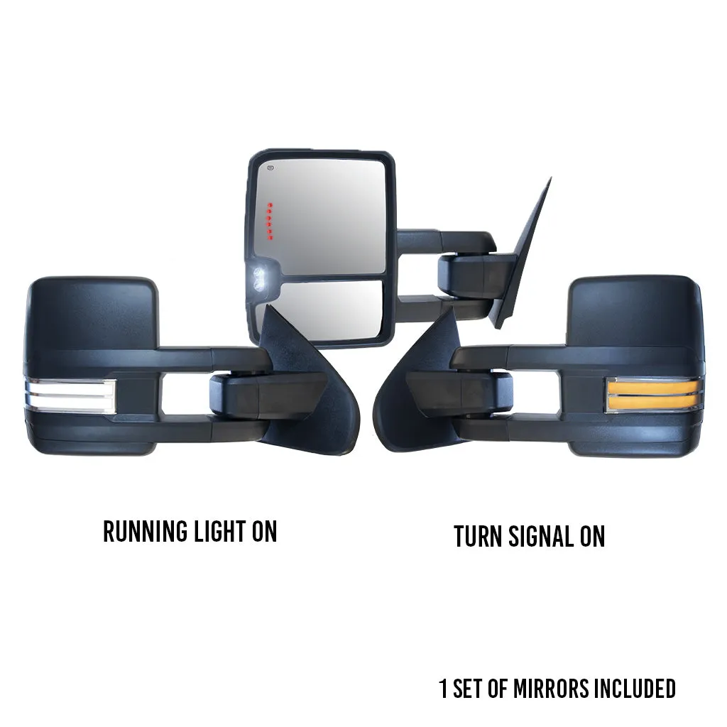 GM Style Dodge Ram 2500/3500 Tow Mirrors (2003-2009) - Style 2