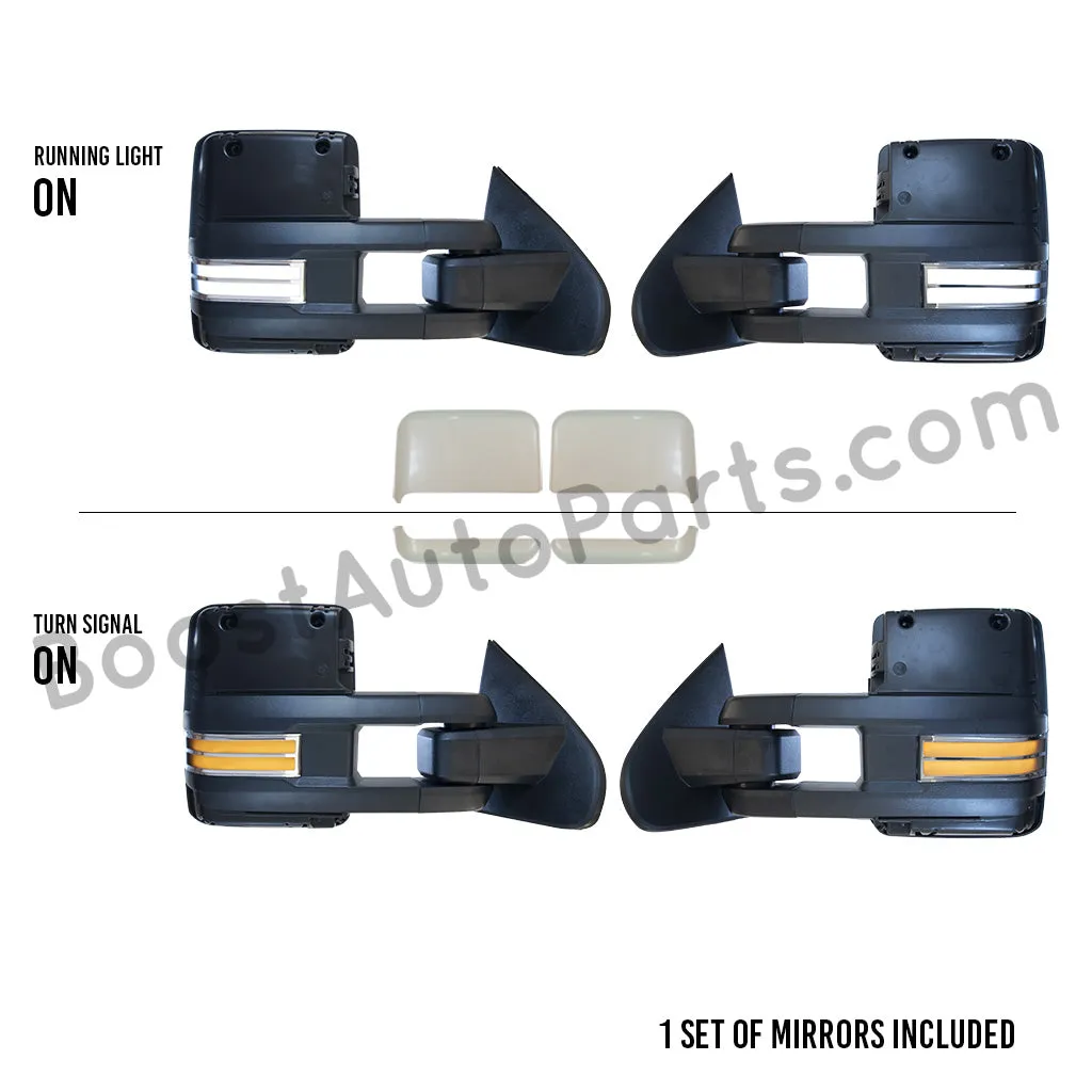 GM Style Dodge Ram 2500/3500 Tow Mirrors (2003-2009) - Style 2