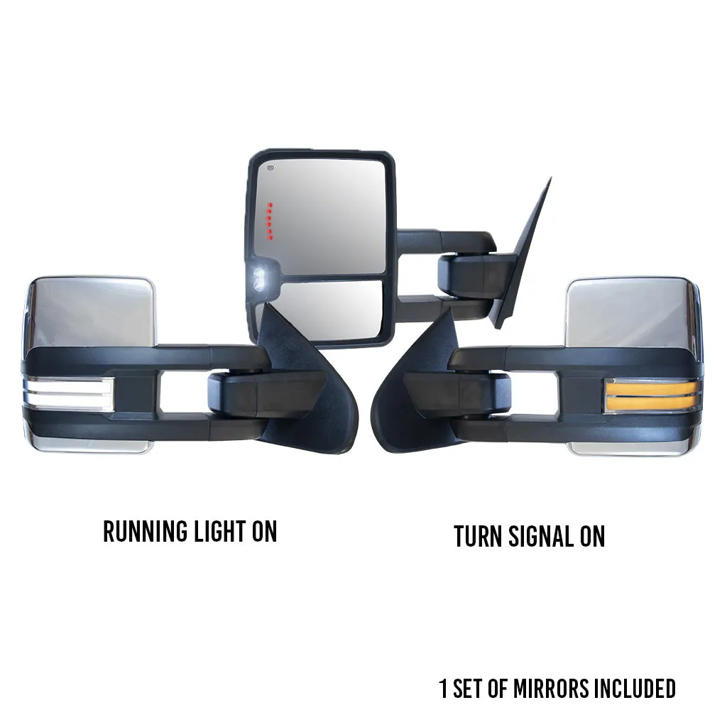 GM Style Dodge Ram 2500/3500 Tow Mirrors (2003-2009) - Style 2