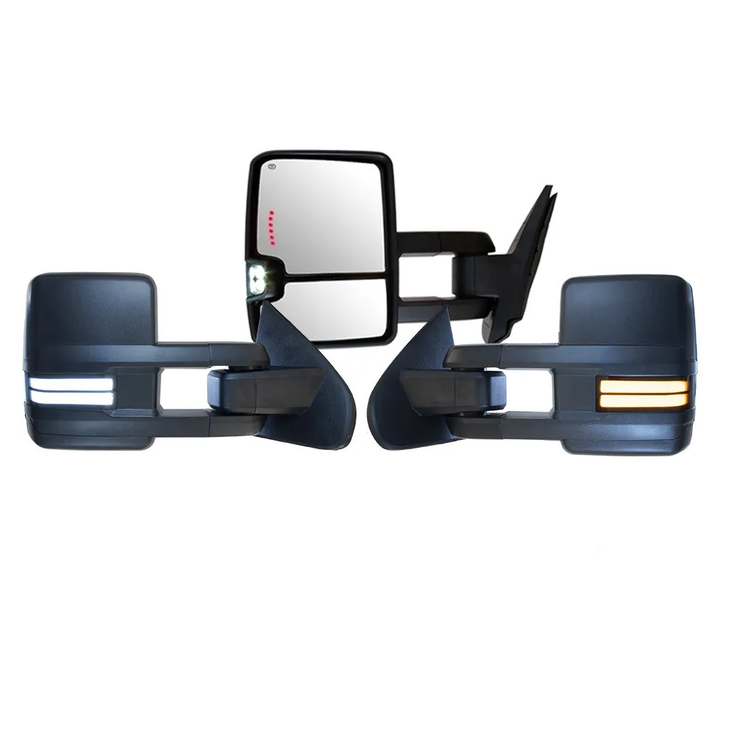 GM Style Dodge Ram 2500/3500 Tow Mirrors (2003-2009) - Style 2
