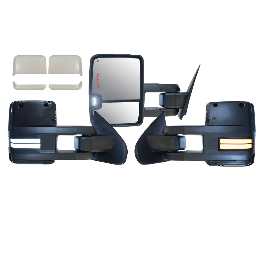 GM Style Dodge Ram 2500/3500 Tow Mirrors (2003-2009) - Style 2