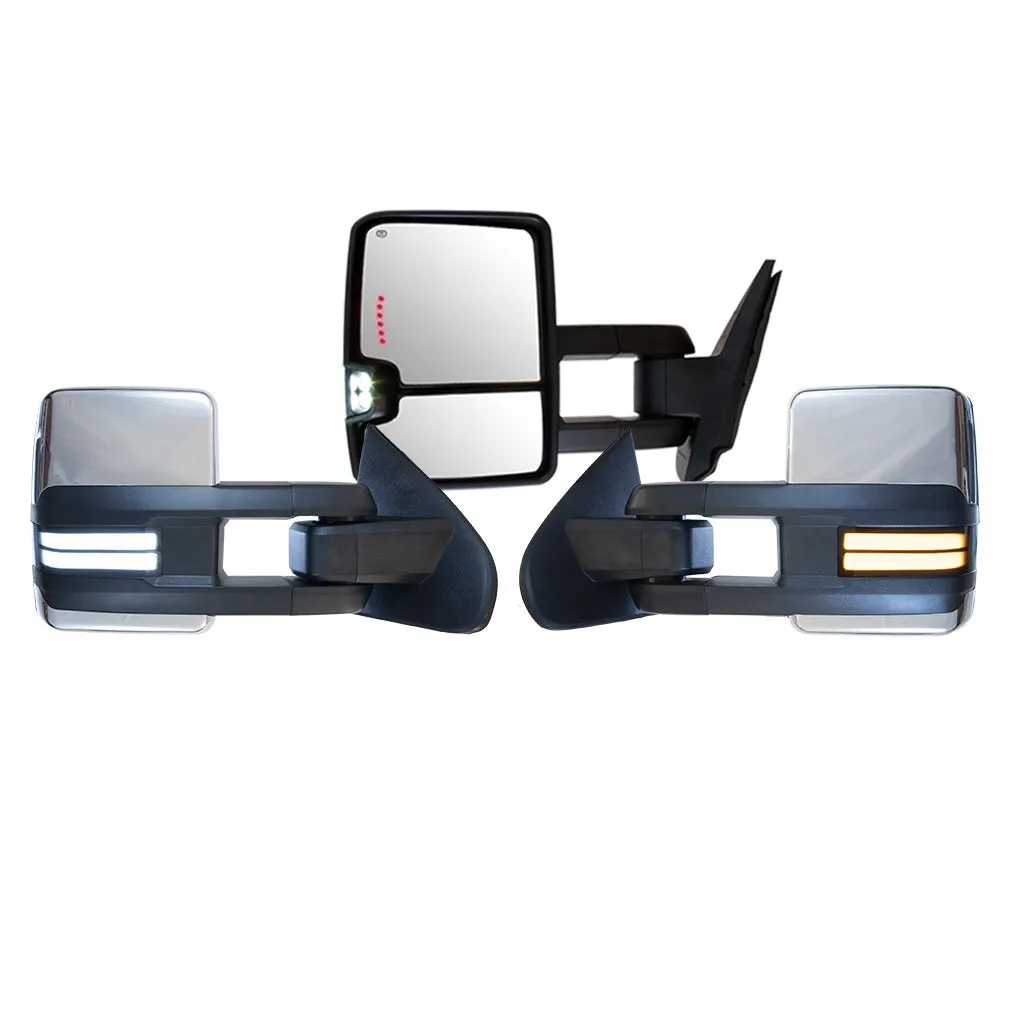 GM Style Dodge Ram 2500/3500 Tow Mirrors (2003-2009) - Style 2