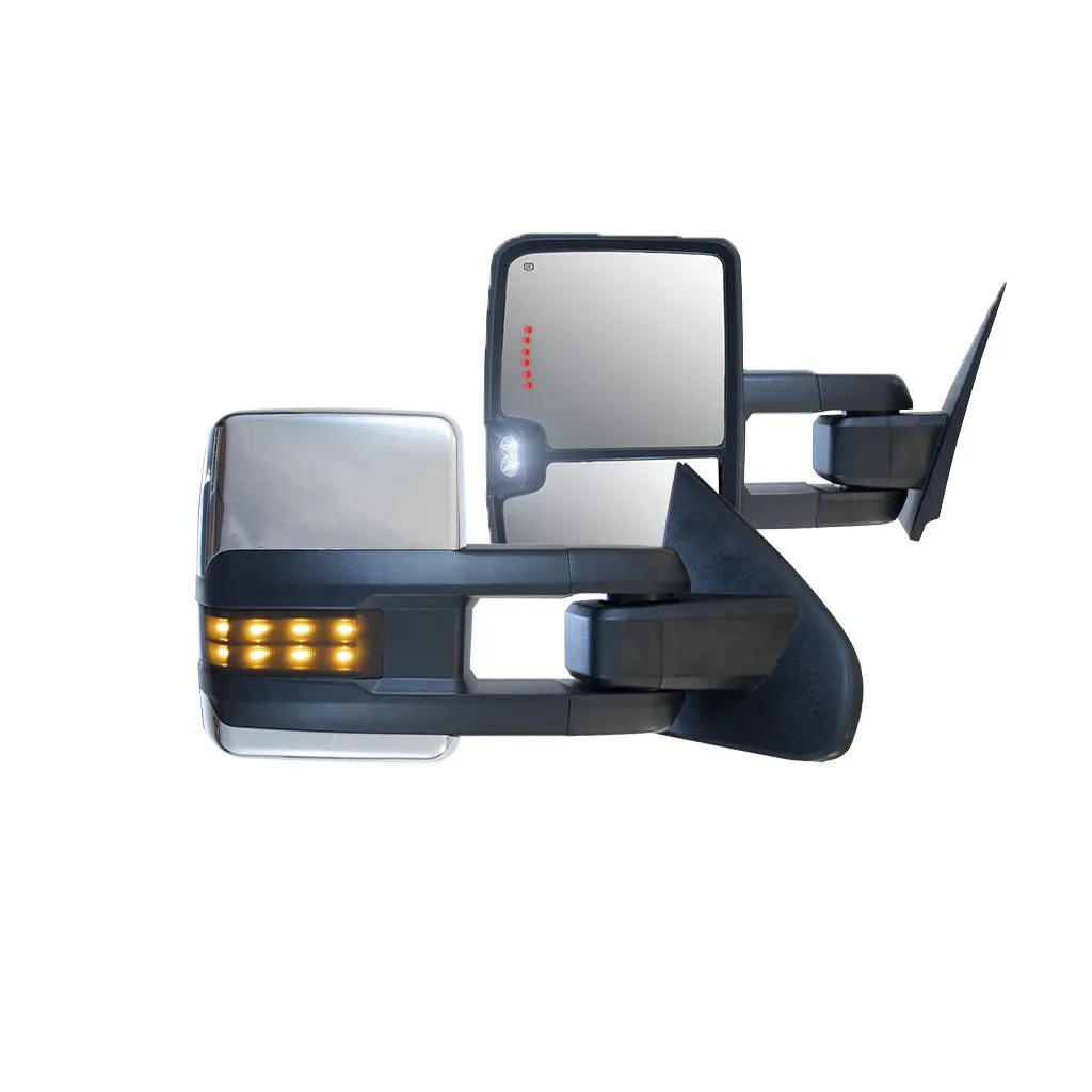 GM Style Dodge Ram 2500/3500 Tow Mirrors (2003-2009) - Style 2