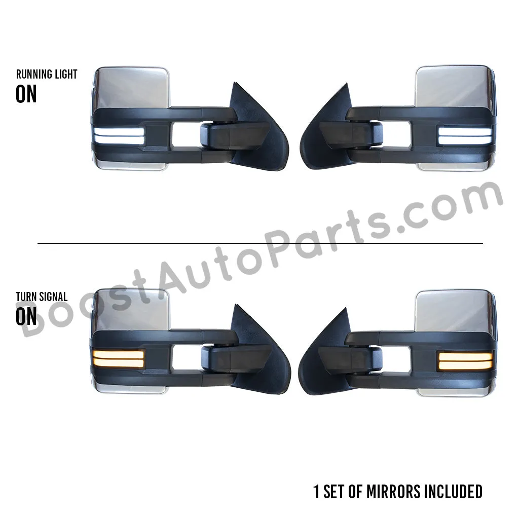 GM Style Dodge Ram 2500/3500 Tow Mirrors (2003-2009) - Style 2
