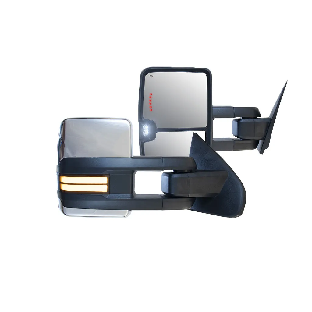 GM Style Dodge Ram 2500/3500 Tow Mirrors (2003-2009) - Style 2