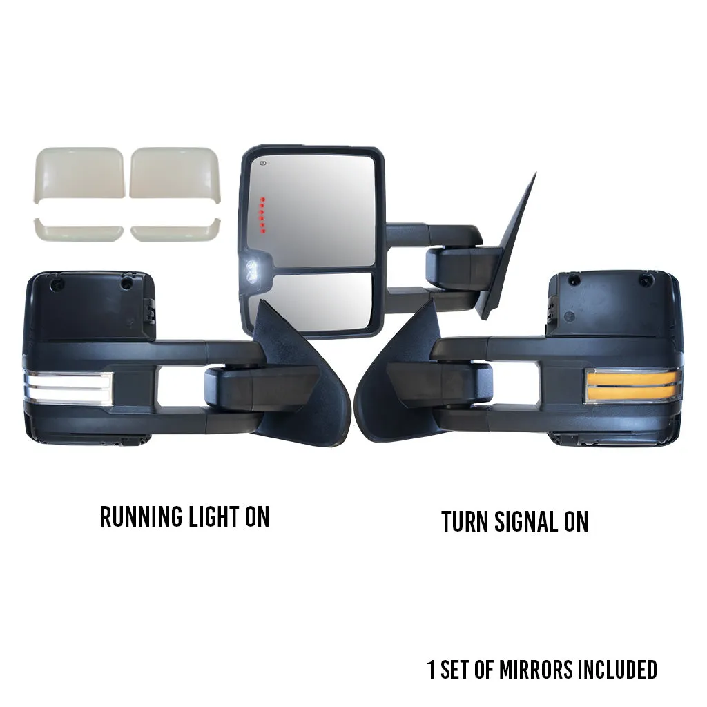GM Style Dodge Ram 2500/3500 Tow Mirrors (2003-2009) - Style 2