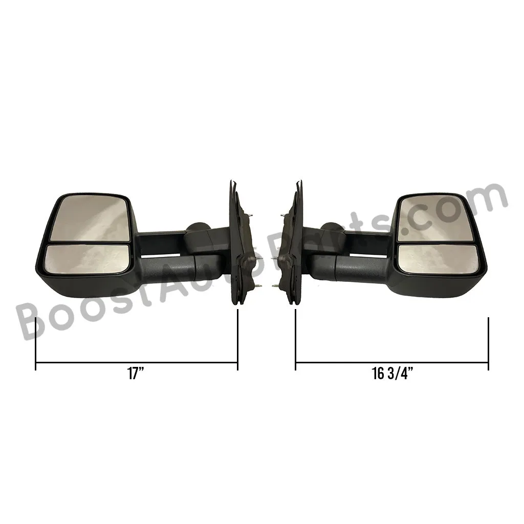 GM Style Dodge Ram 2500/3500 Tow Mirrors (2010-2018) - Style 1