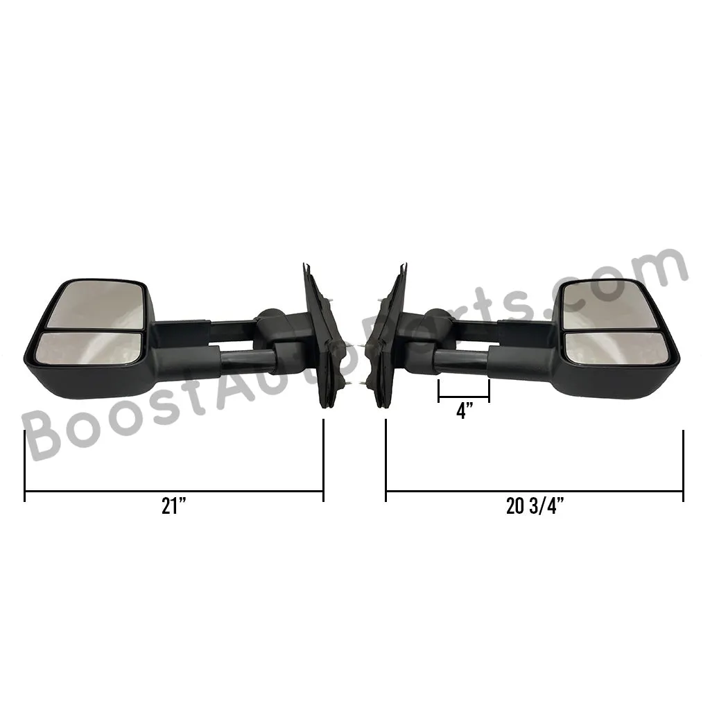 GM Style Dodge Ram 2500/3500 Tow Mirrors (2010-2018) - Style 1