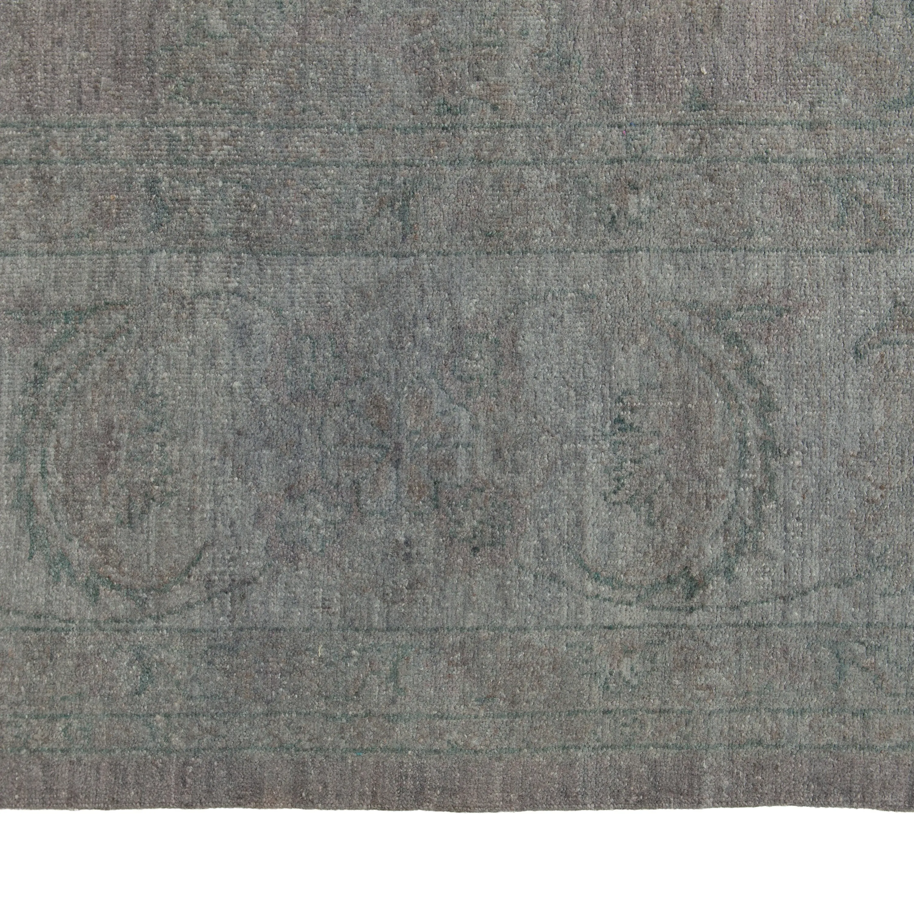Grey Samsara Wool Rug - 7'10" x 14'03"