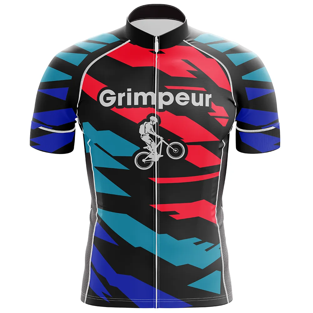 Grimpeur Multi Color Cycling Jersey Short Sleeve