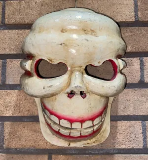 Hanuman Skull Of Impermanence Hand-Carved Wooden Mask (XL)