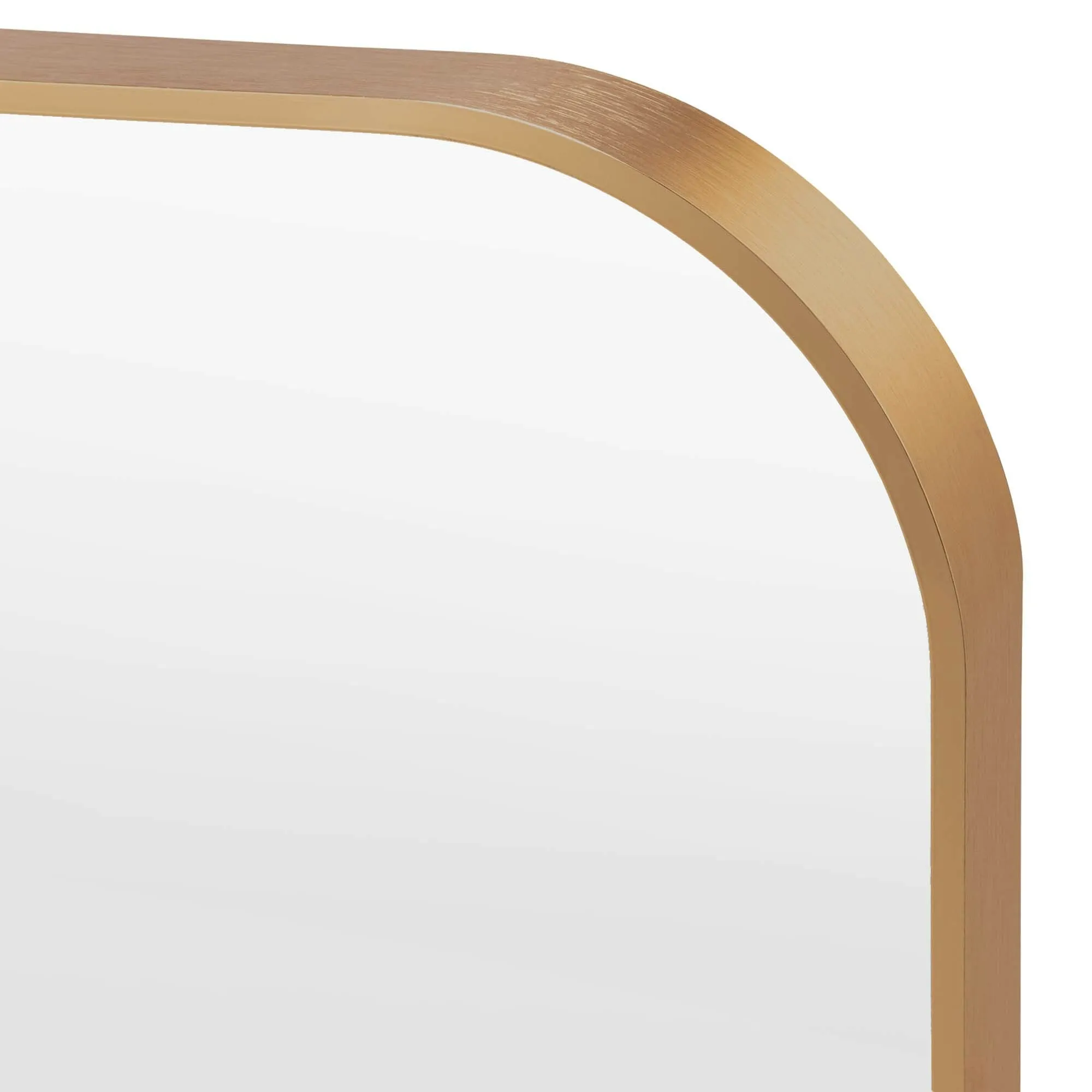 Harlow Curved Aluminium Wall Mirror