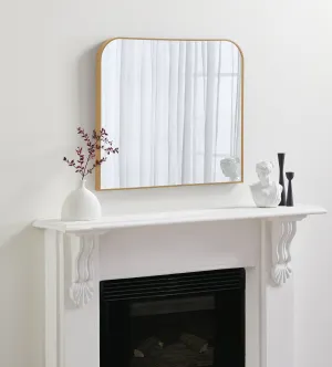 Harlow Curved Aluminium Wall Mirror