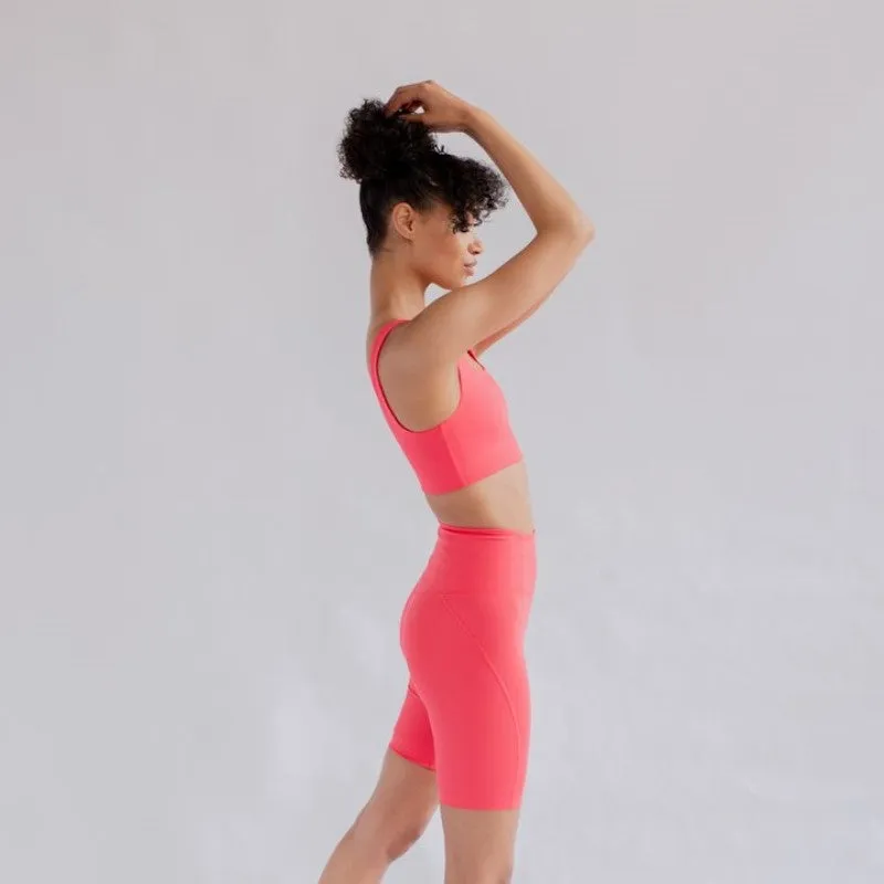 High Rise Bike Short (Geranium)