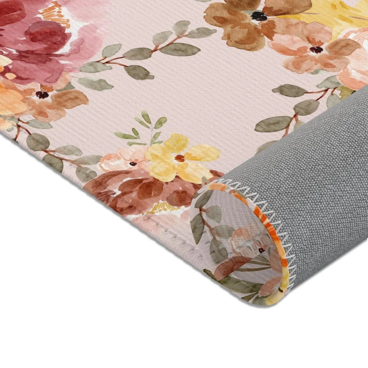 Highland Cow Wildflower Nursery Rug