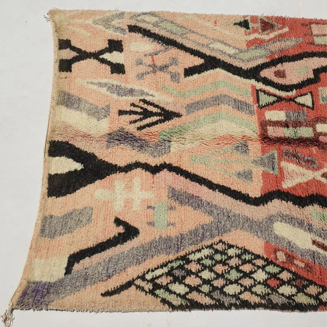 Labla - Moroccan Rug 5x8 Boujad Berber | Authentic Berber Living room & Bedroom Rug | 4'92x8'07 Ft | 150x246 cm