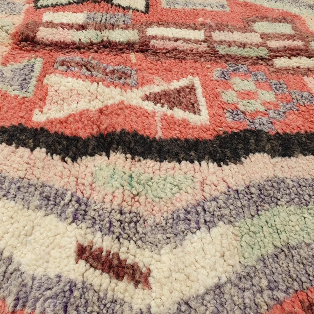 Labla - Moroccan Rug 5x8 Boujad Berber | Authentic Berber Living room & Bedroom Rug | 4'92x8'07 Ft | 150x246 cm