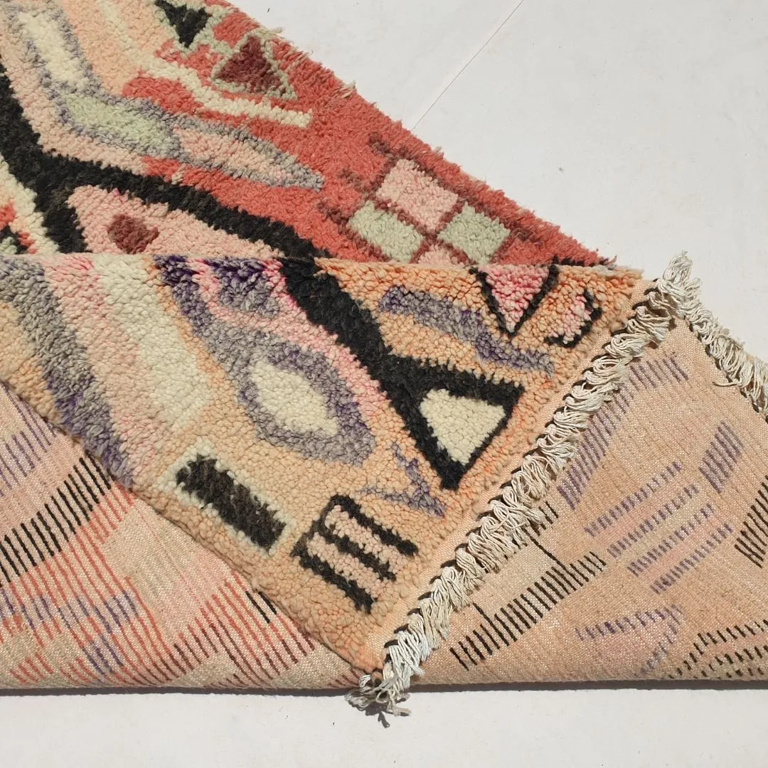 Labla - Moroccan Rug 5x8 Boujad Berber | Authentic Berber Living room & Bedroom Rug | 4'92x8'07 Ft | 150x246 cm