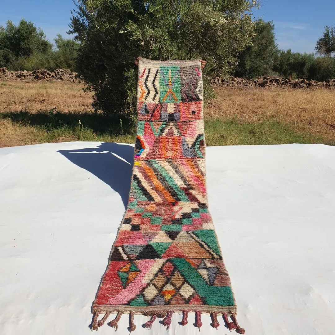 Lfina Runner | Boujad Moroccan Hallway Runner | 2'23x10' ft | 68x304 cm