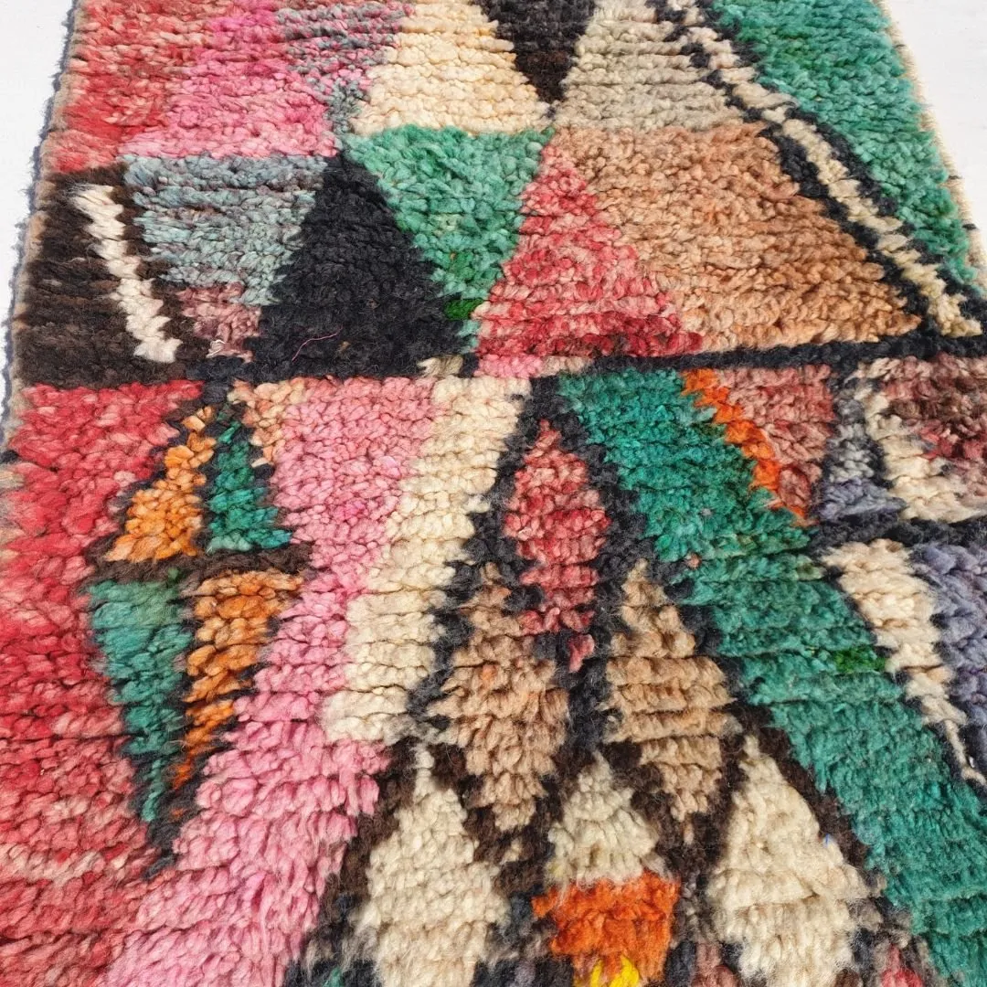 Lfina Runner | Boujad Moroccan Hallway Runner | 2'23x10' ft | 68x304 cm