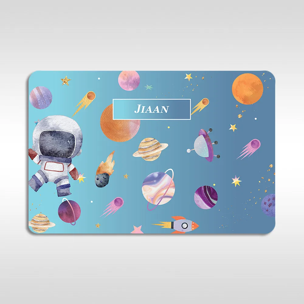 Lil Astronaut Tableware Set (kids) (4 Placemats & 4 Casters)