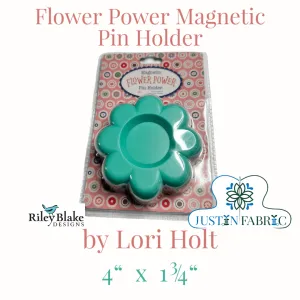 Lori Holt Flower Power Sea Glass Magnetic Pin Holder | Riley Blake Designs