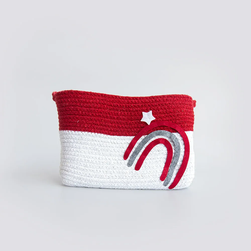 Magical Rainbows - Cotton Rope Basket- Individual/ Set Of 2
