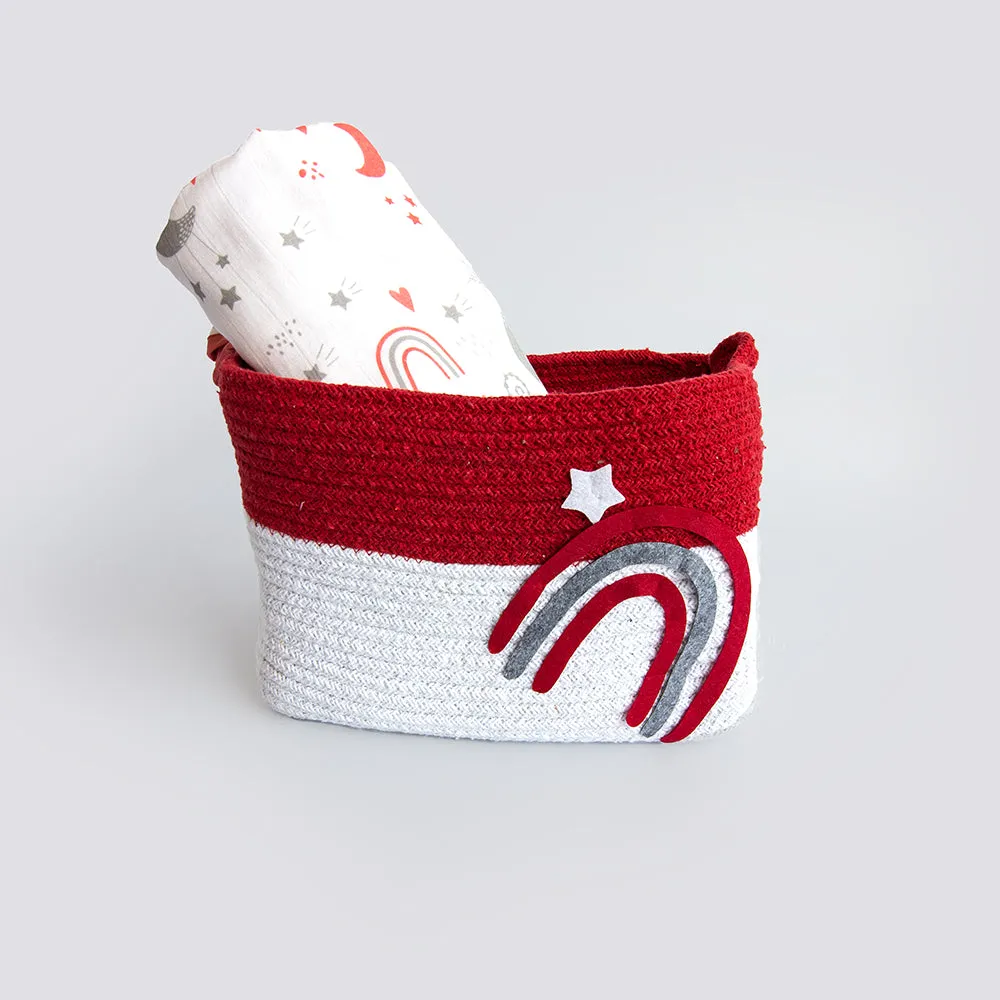 Magical Rainbows - Cotton Rope Basket- Individual/ Set Of 2