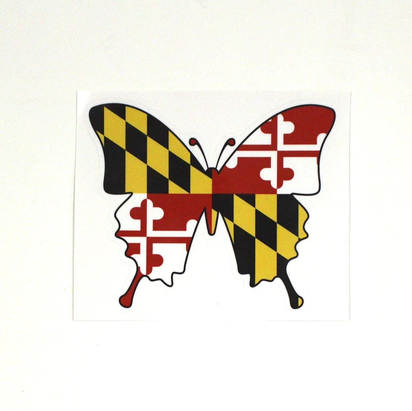 Maryland Flag Butterfly / Sticker