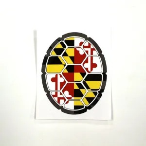 Maryland Flag Turtle Shell / Sticker