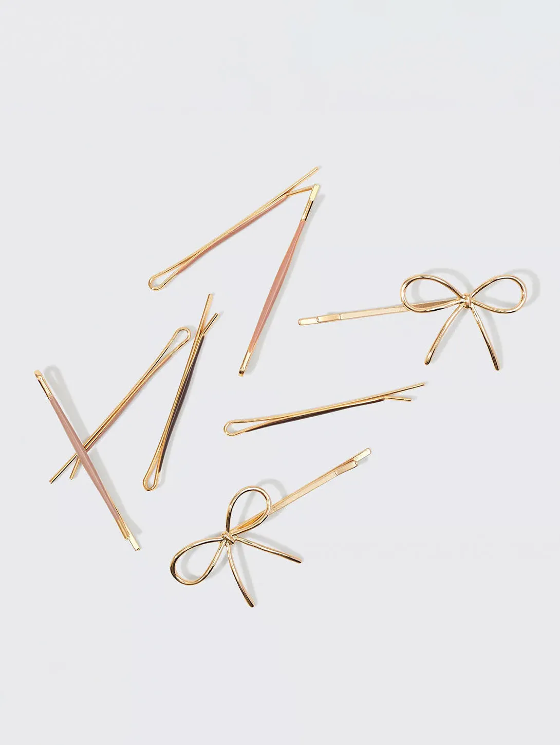 Metal Enamel Cloud & Bows - Rosewood